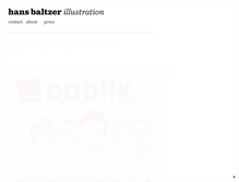 Tablet Screenshot of hansbaltzer.de